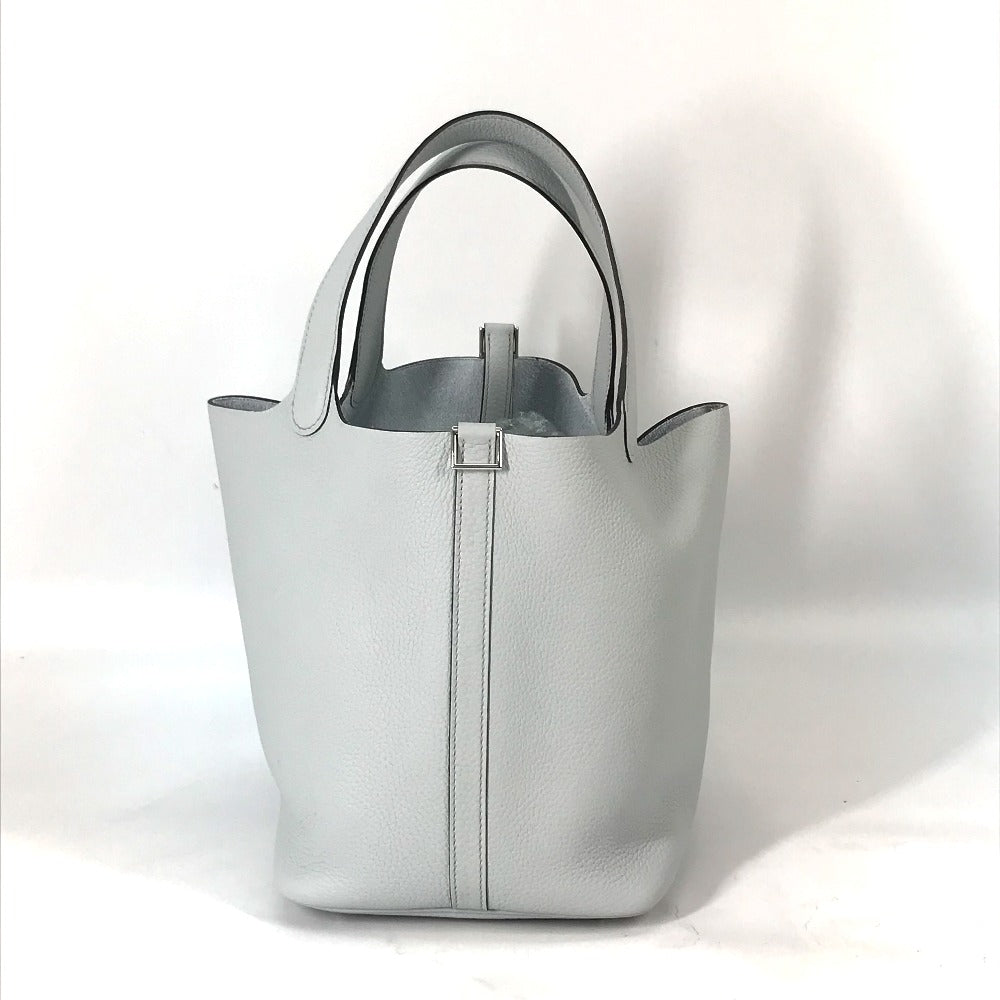 HERMES ピコタンロック MM カバン トートバッグ ハンドバッグ トリヨンクレマンス レディース ブルーペール ブルー - brandshop-reference