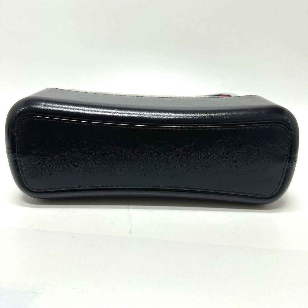 CHANEL CC Coco Mark Gabriel de Logo Chain Bag Shoulder Bag Calfskin Women's Gray