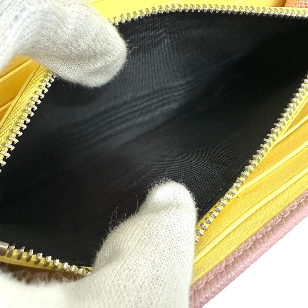 BVLGARI 291419 BVLGARI BVLGARI Long Wallet Leather Women's Pink