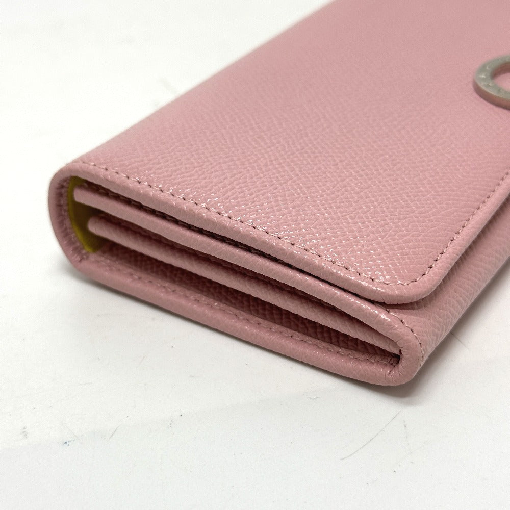 BVLGARI 291419 BVLGARI BVLGARI Long Wallet Leather Women's Pink