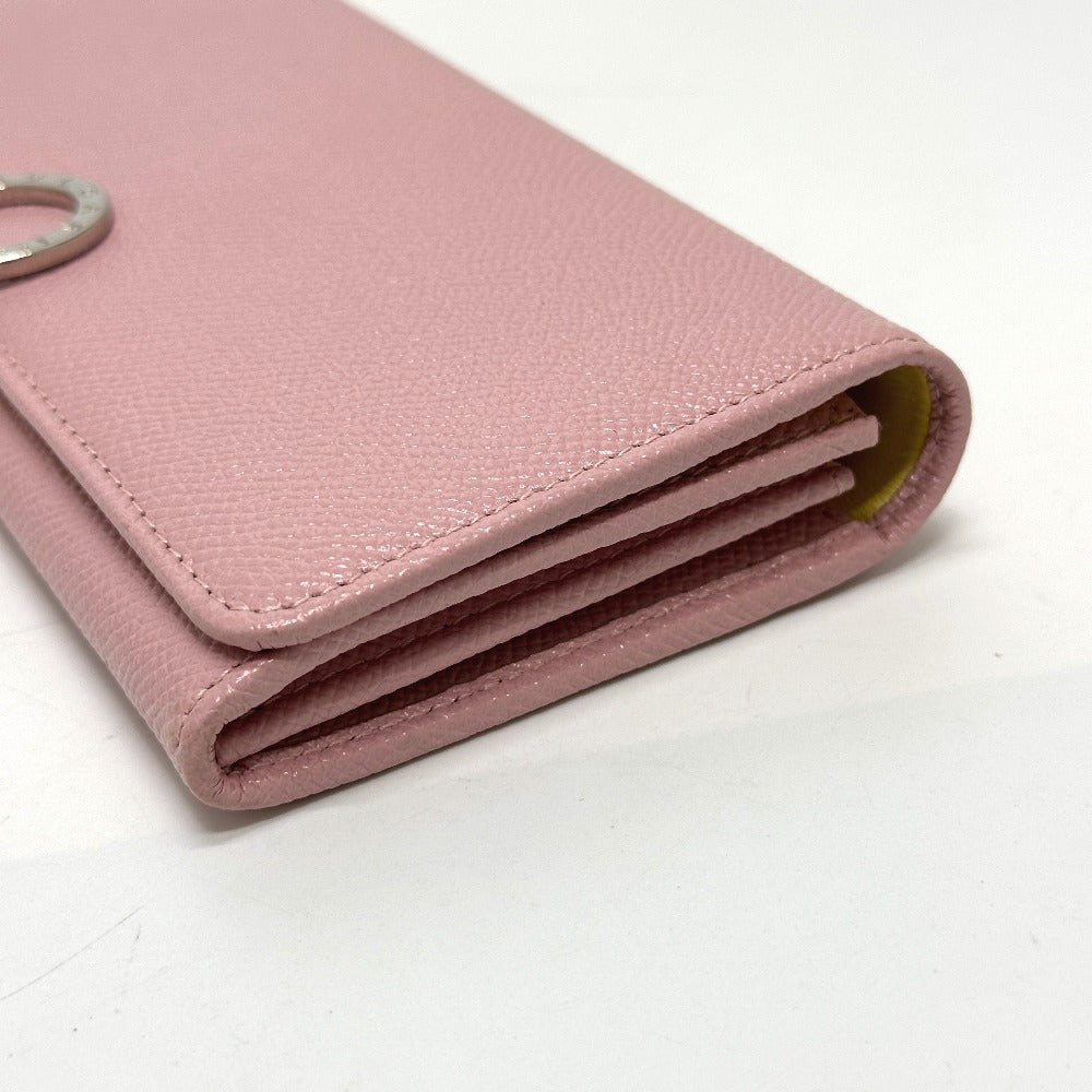 BVLGARI 291419 BVLGARI BVLGARI Long Wallet Leather Women's Pink