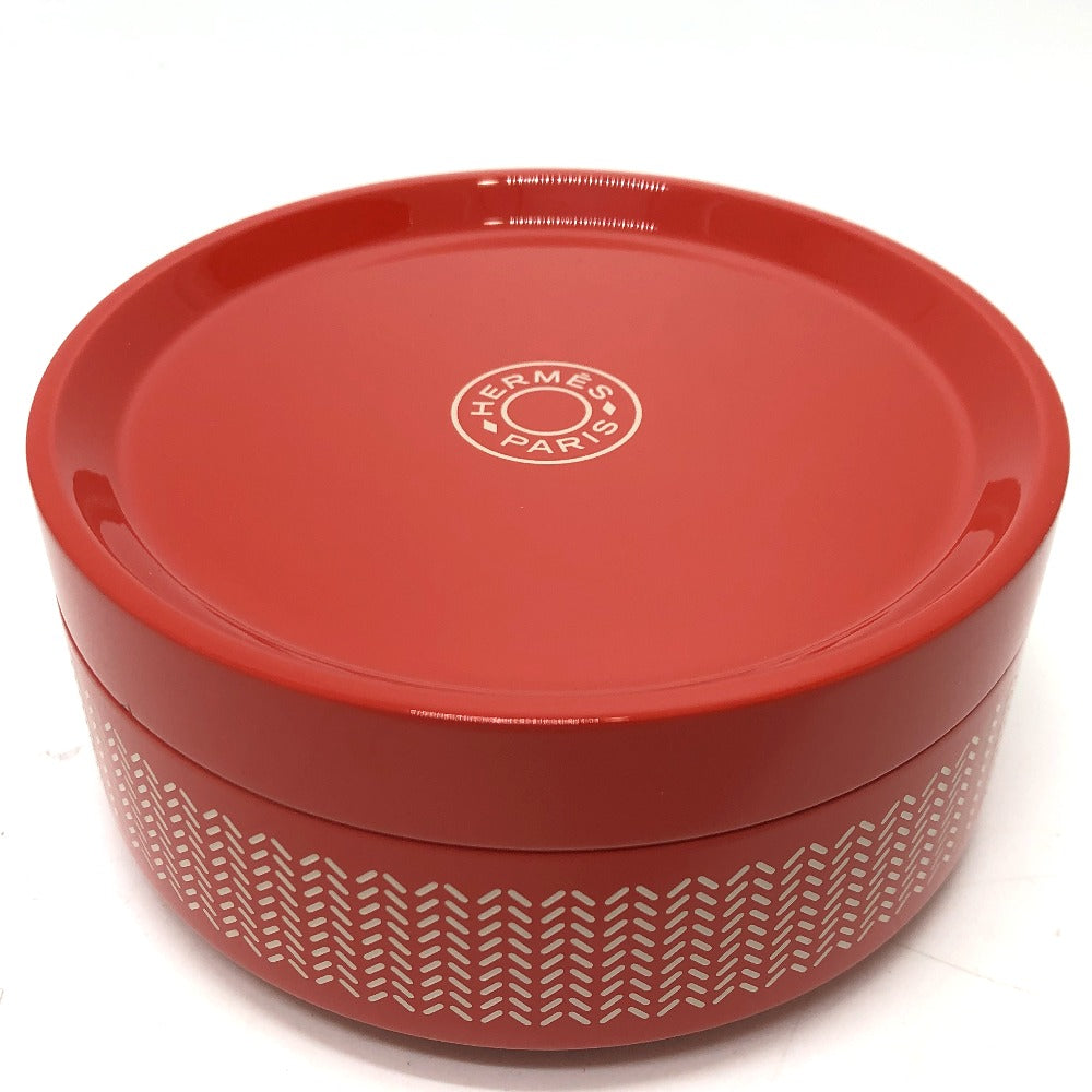 HERMES Boudoir PM Box, Ornament, Interior Accessories, Lacquer, Unisex, Orange