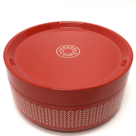 HERMES Boudoir PM Box, Ornament, Interior Accessories, Lacquer, Unisex, Orange