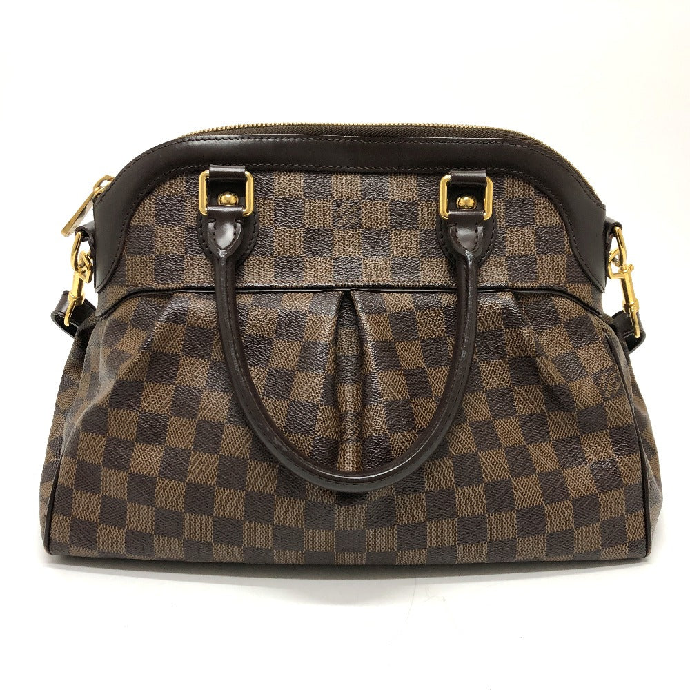 LOUIS VUITTON N51998 Damier Trevi GM 2-Way Handbag, Damier Canvas, Women's, Brown