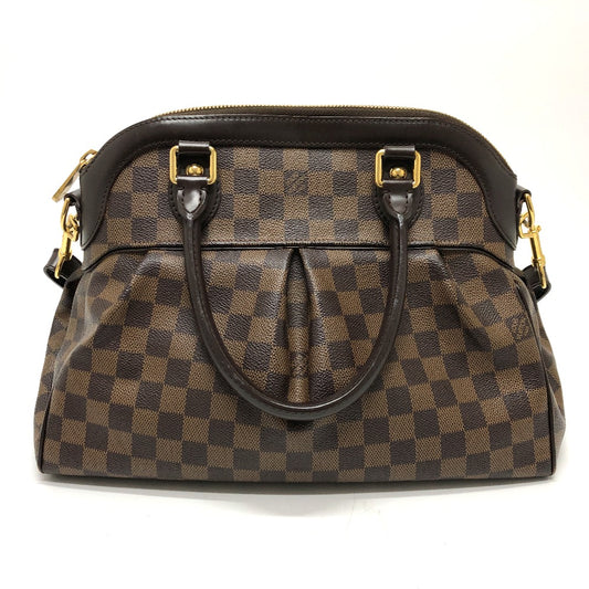 LOUIS VUITTON N51998 Damier Trevi GM 2-Way Handbag, Damier Canvas, Women's, Brown