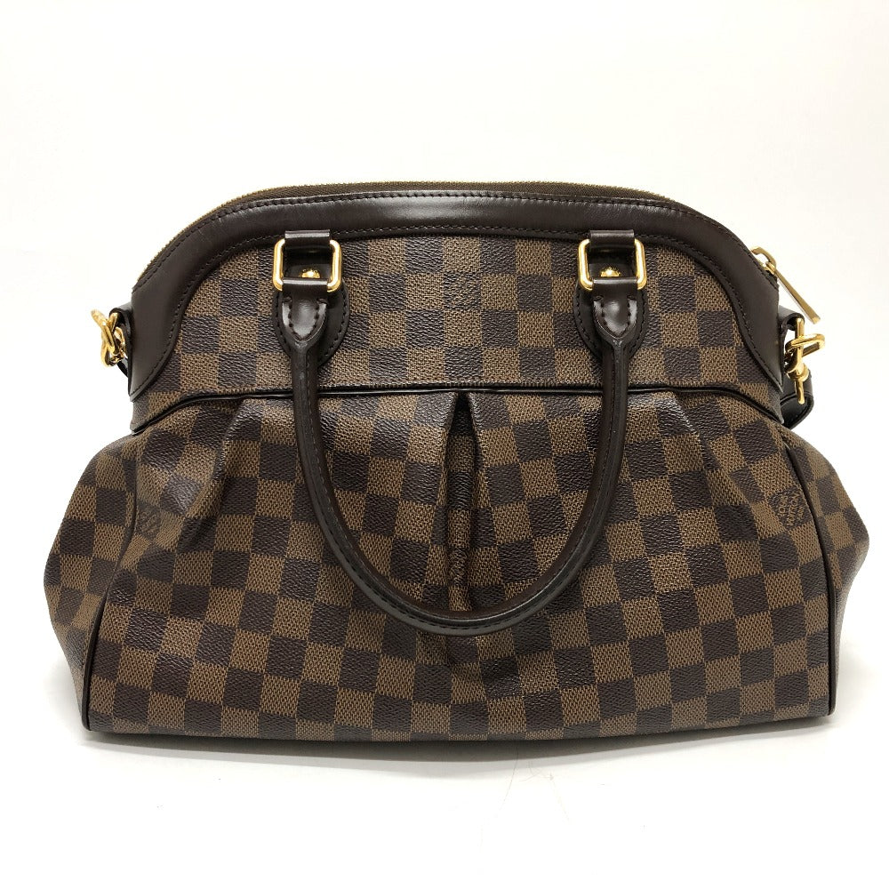 LOUIS VUITTON N51998 Damier Trevi GM 2-Way Handbag, Damier Canvas, Women's, Brown