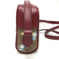 GUCCI 647784 GG Supreme Doraemon x GUCCI Shoulder Bag in GG Supreme Canvas, Brown, Women's