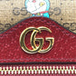 GUCCI 647784 GG Supreme Doraemon x GUCCI Shoulder Bag in GG Supreme Canvas, Brown, Women's