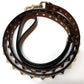 VALENTINO Studded Pet Lead, Leather, Unisex, Brown