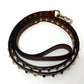 VALENTINO Studded Pet Lead, Leather, Unisex, Brown