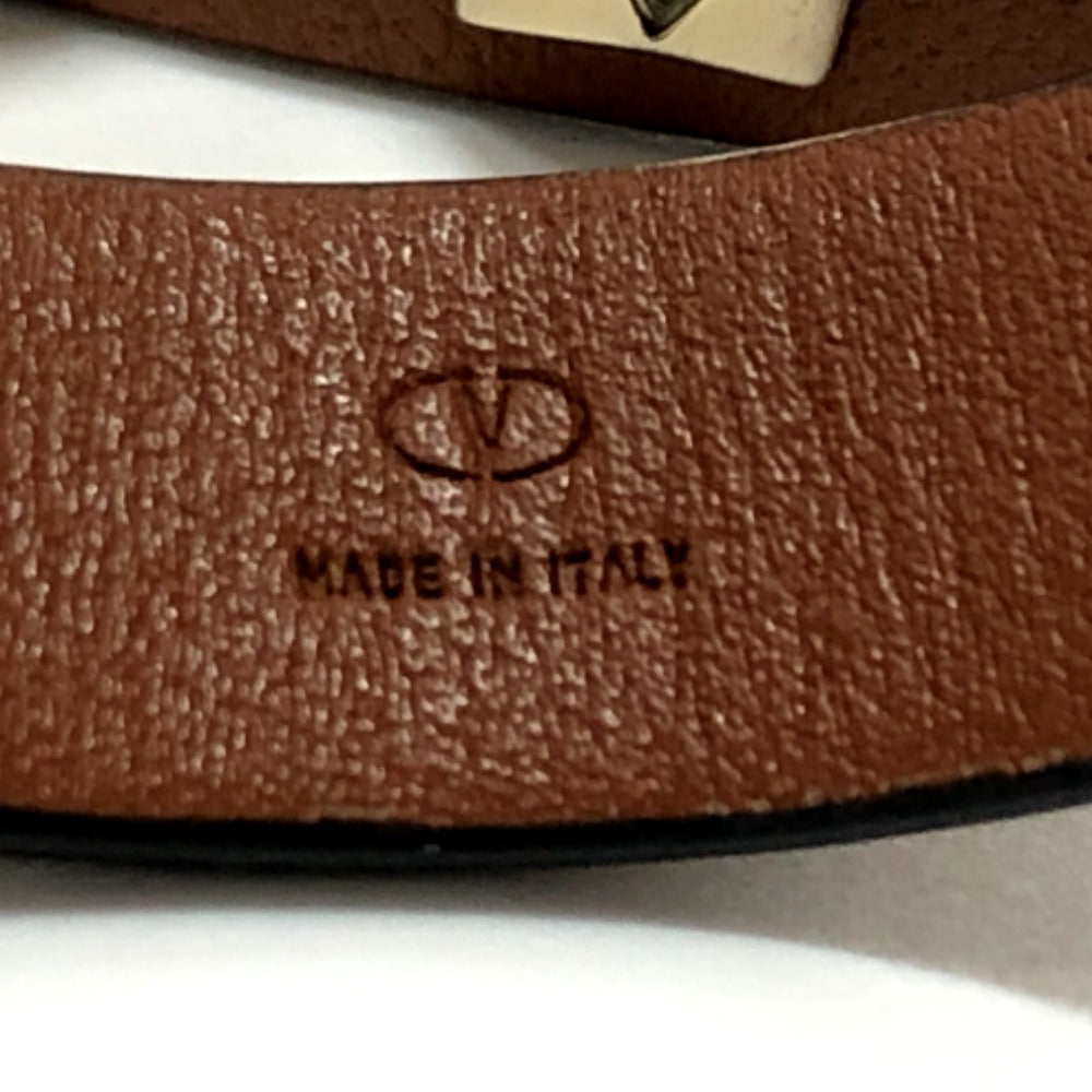 VALENTINO Studded Pet Lead, Leather, Unisex, Brown