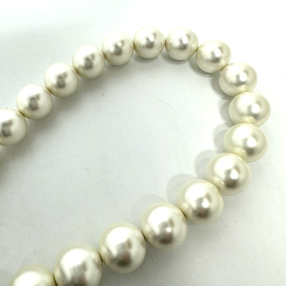 CHANEL CC ココマーク パールショルダー チェーンウォレット 斜め掛け カバン 長財布 ショルダーバッグ ラムスキン レディース ブラック - brandshop-reference