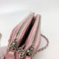 CHANEL A82527 CC Coco Mark Matelasse Wild Stitch Chain Wallet Long Wallet Shoulder Bag Lambskin Women's Pink
