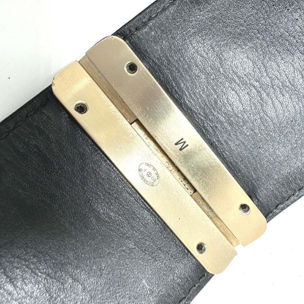 CHANEL CC ココマーク マトラッセ B17P アクセサリー バングル レザー レディース ブラック - brandshop-reference