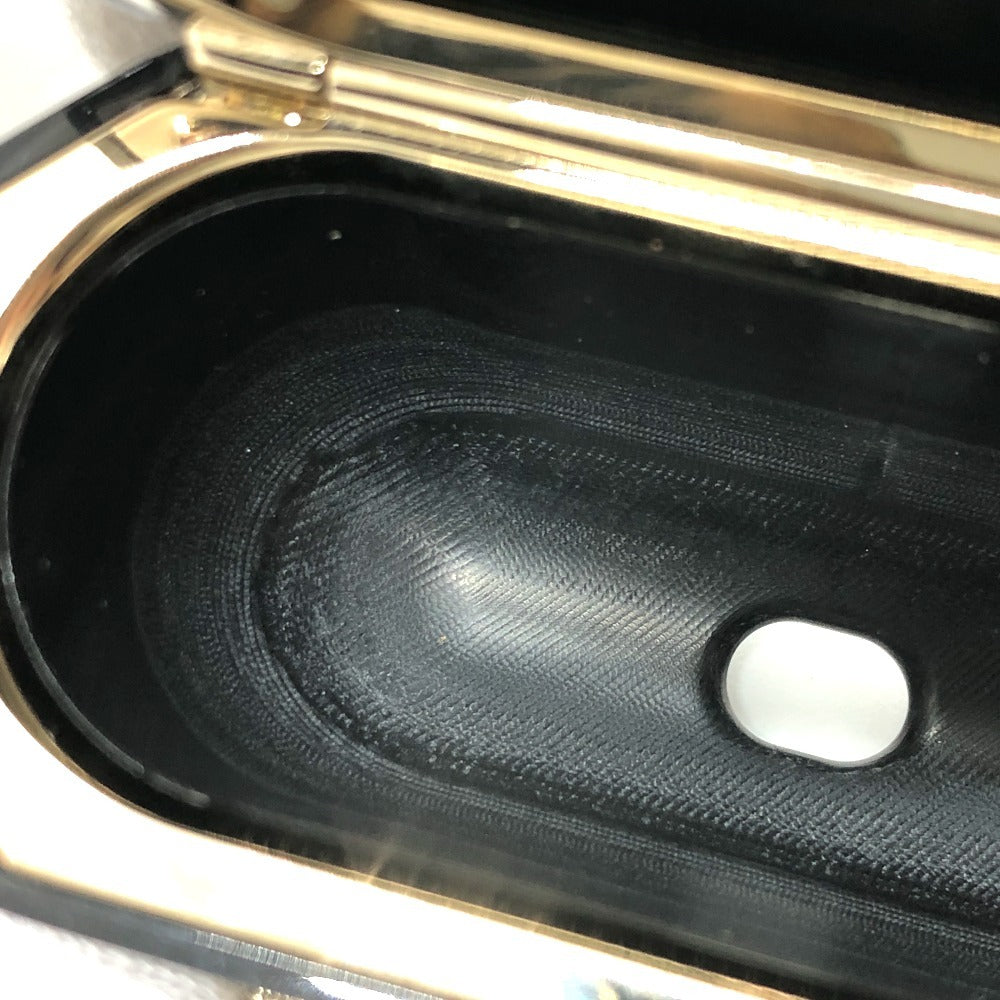 CHANEL AB6425 CC ココマーク AirPodsPro エアポッズケース apple アップル パールショルダー P21A イヤホン ショルダーバッグ イヤフォンケース プラスチック レディース ブラック - brandshop-reference