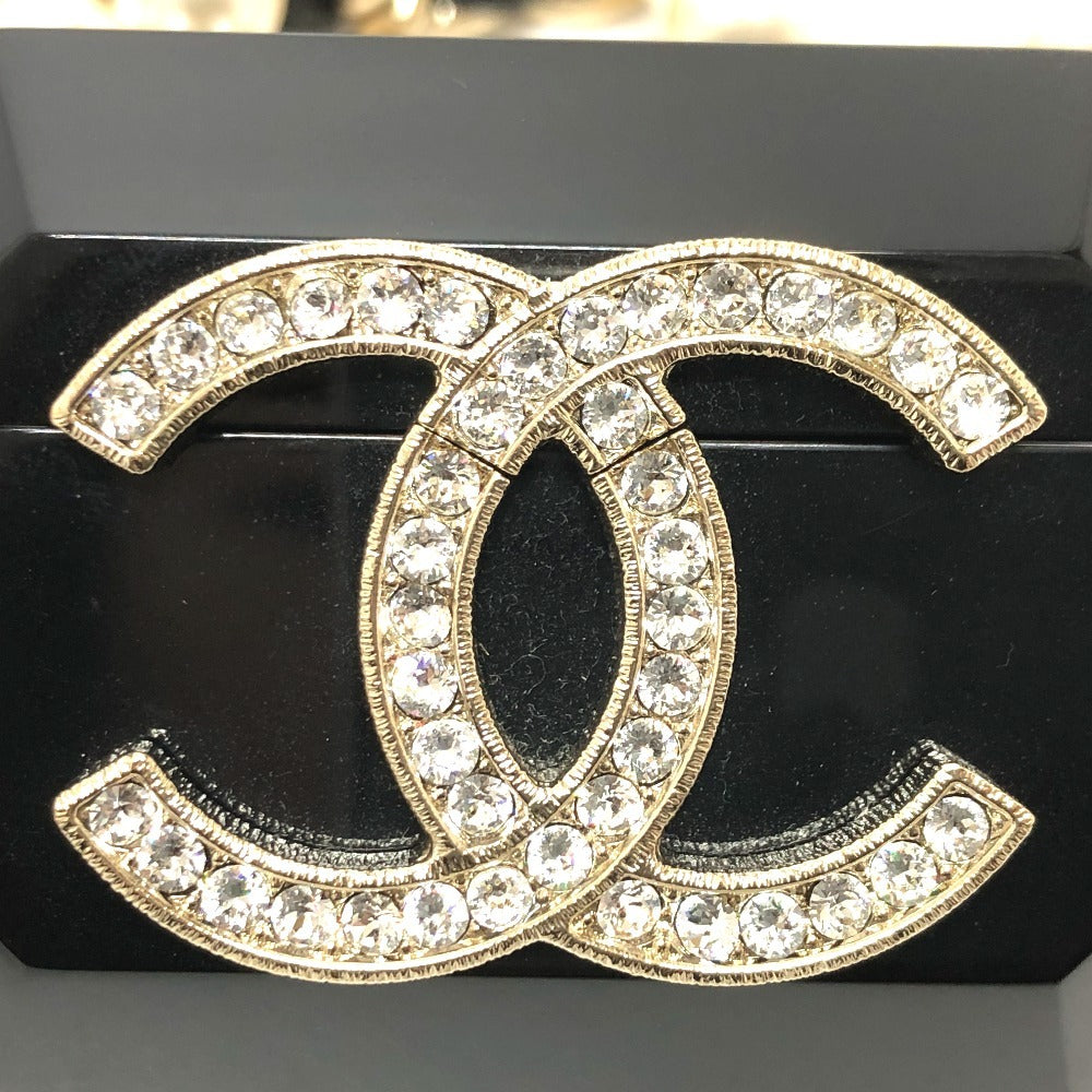 CHANEL AB6425 CC ココマーク AirPodsPro エアポッズケース apple アップル パールショルダー P21A イヤホン ショルダーバッグ イヤフォンケース プラスチック レディース ブラック - brandshop-reference