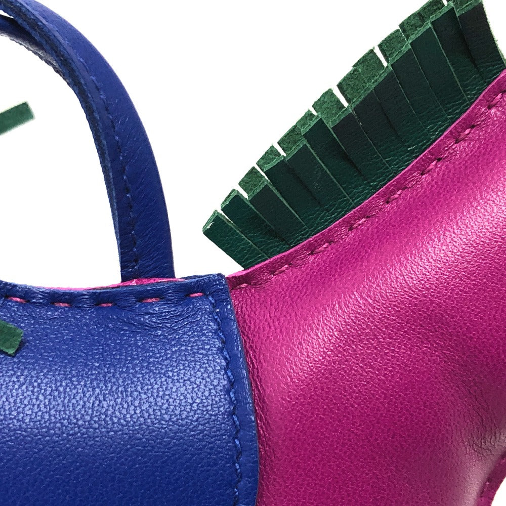 HERMES ロデオGM バッグチャーム アニョーミロ レディース ローズパープル/ブルーエレクトリック パープル - brandshop-reference