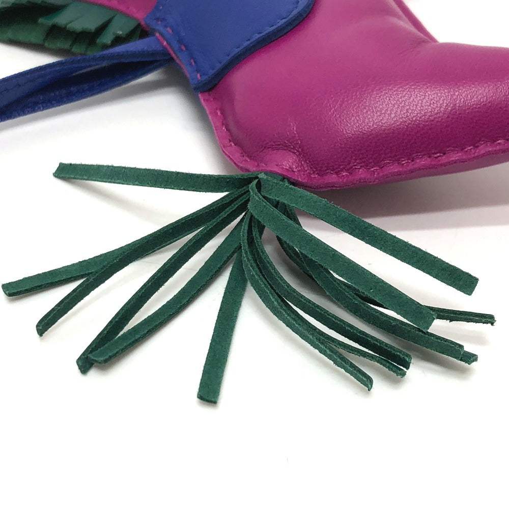 HERMES ロデオGM バッグチャーム アニョーミロ レディース ローズパープル/ブルーエレクトリック パープル - brandshop-reference