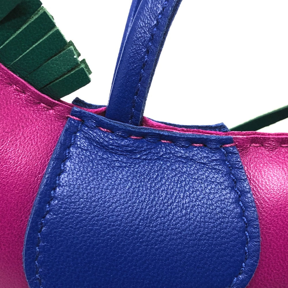 HERMES ロデオGM バッグチャーム アニョーミロ レディース ローズパープル/ブルーエレクトリック パープル - brandshop-reference