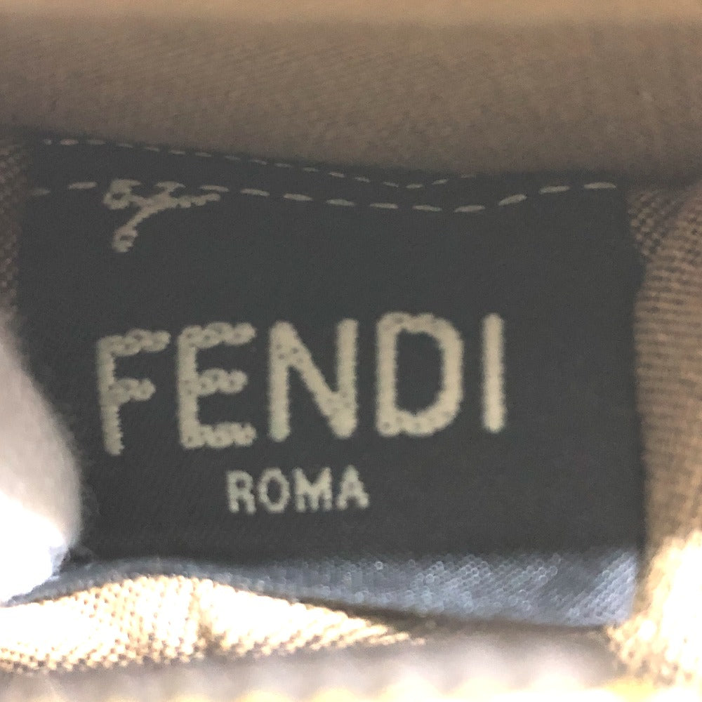 FENDI 7AR706 Taco Motif Coin Case, Wallet, Purse, Pouch, Keychain, Bag Charm, Leather, Women's, Yellow