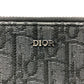 Dior 2ESBC119VPD Oblique Logo Messenger Pouch Bag, Crossbody Pochette Shoulder Bag, Canvas, Men's, Navy