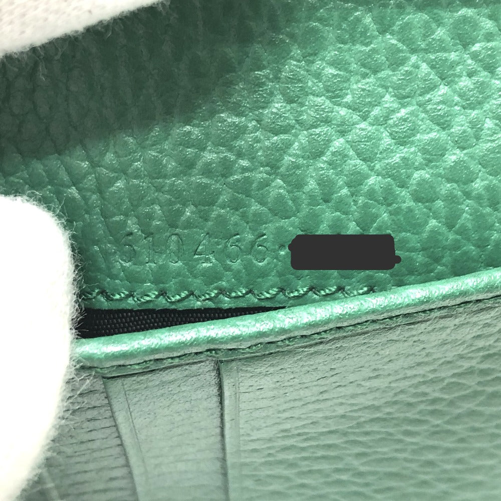 GUCCI 610466 インターロッキングG 2つ折り財布 レザー メンズ ブラック - brandshop-reference