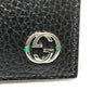 GUCCI 610466 インターロッキングG 2つ折り財布 レザー メンズ ブラック - brandshop-reference