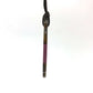 HERMES Attourage Plate Necklace, Buffalo Horn, Women's, Brown