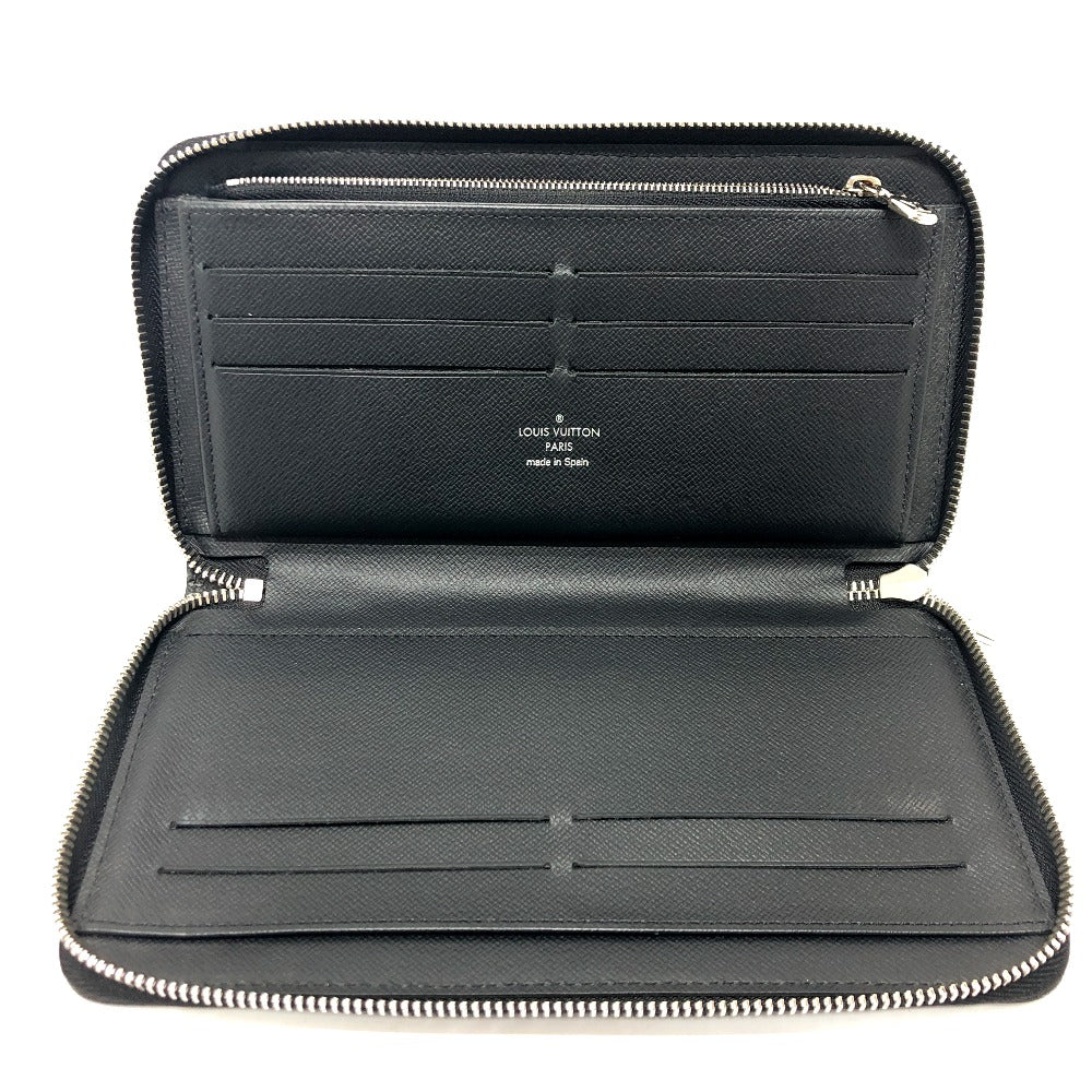 LOUIS VUITTON M63852 エピ ジッピー オーガナイザー ラウンドファスナー 長財布 エピレザー メンズ ブラック