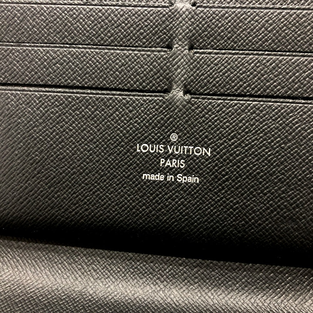 LOUIS VUITTON M63852 エピ ジッピー オーガナイザー ラウンドファスナー 長財布 エピレザー メンズ ブラック