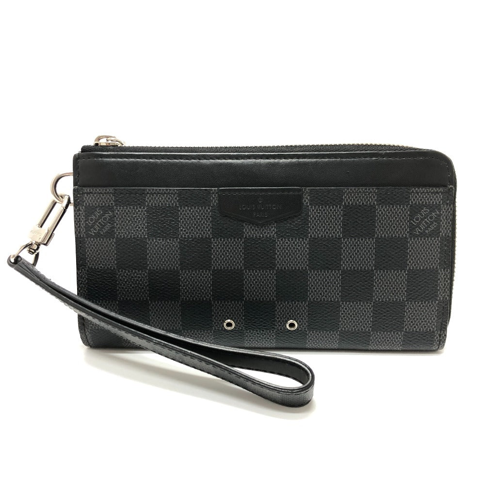 LOUIS VUITTON N60379 ダミエグラフィット ジッピー ドラゴンヌ L字型 ストラップ付長財布 長財布 ダミエグラフィットキャンバス メンズ ブラック - brandshop-reference