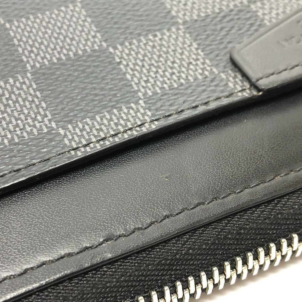 LOUIS VUITTON N60379 ダミエグラフィット ジッピー ドラゴンヌ L字型 ストラップ付長財布 長財布 ダミエグラフィットキャンバス メンズ ブラック - brandshop-reference