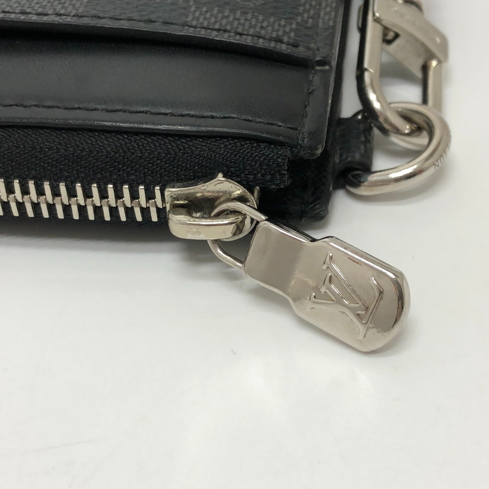LOUIS VUITTON N60379 ダミエグラフィット ジッピー ドラゴンヌ L字型 ストラップ付長財布 長財布 ダミエグラフィットキャンバス メンズ ブラック - brandshop-reference