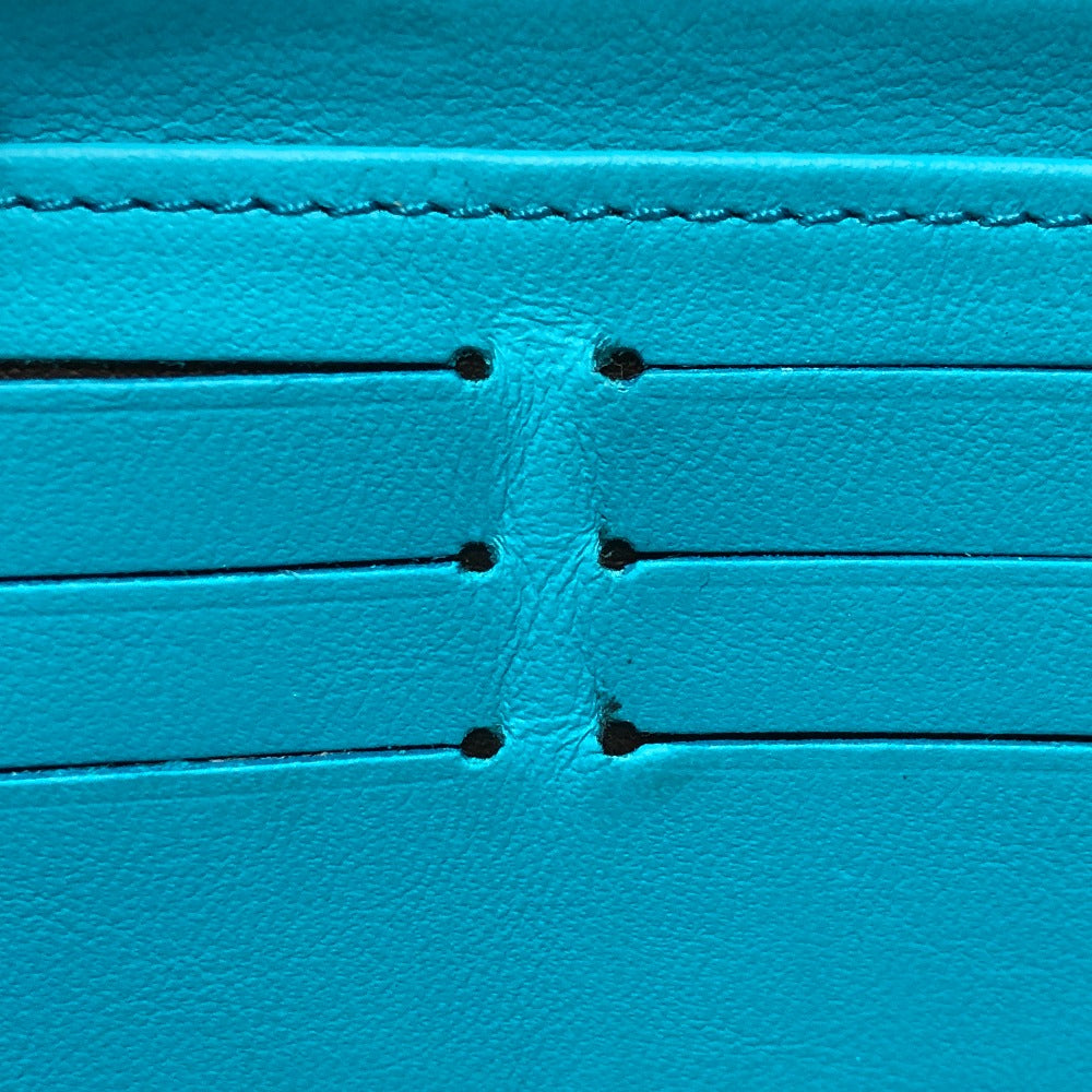 LOUIS VUITTON M81512 モノグラムエンボス ジッピーウォレット ラウンドファスナー 長財布 レザー ユニセックス ブルー - brandshop-reference