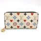 LOUIS VUITTON M57491 Monogram Multicolore Zippy Wallet Game On Long Wallet Monogram Multicolore Canvas Women's Multicolore