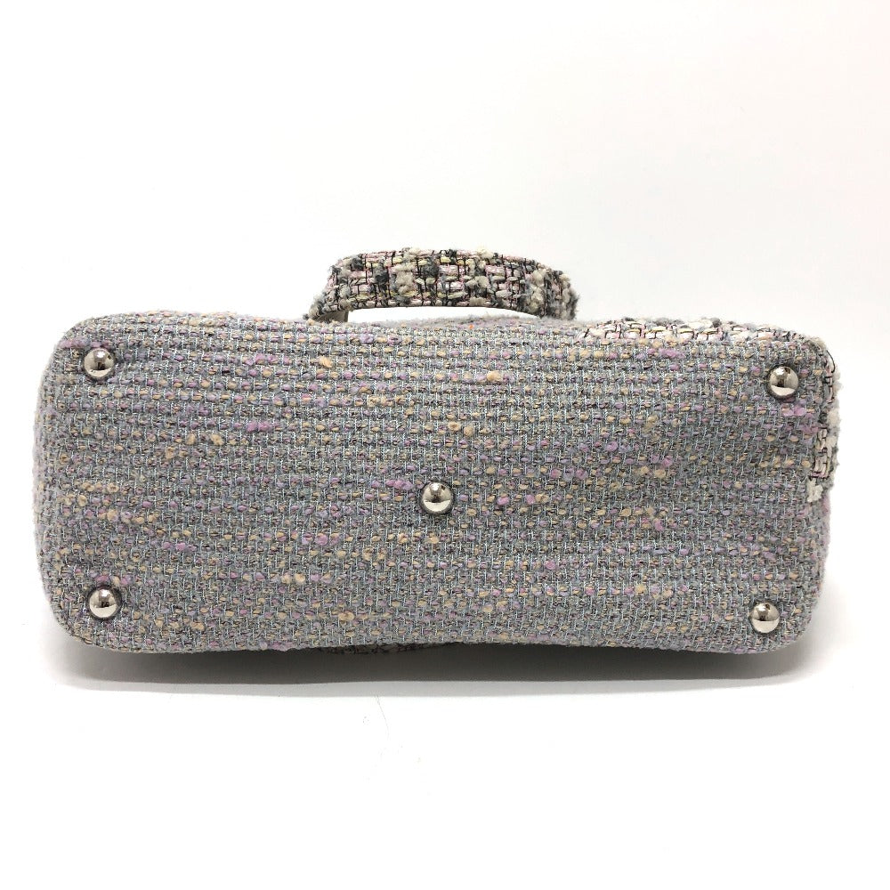 CHANEL CC ココマーク カンボンライン ラージ ショルダーバッグ 肩掛け トートバッグ ツイード レディース パープル系 - brandshop-reference