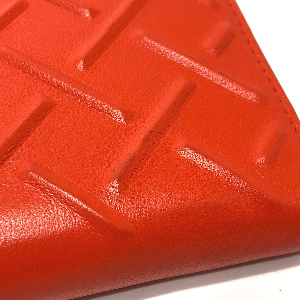 BOTTEGA VENETA 593217 ラウンドファスナー 長財布 レザー メンズ オレンジ - brandshop-reference