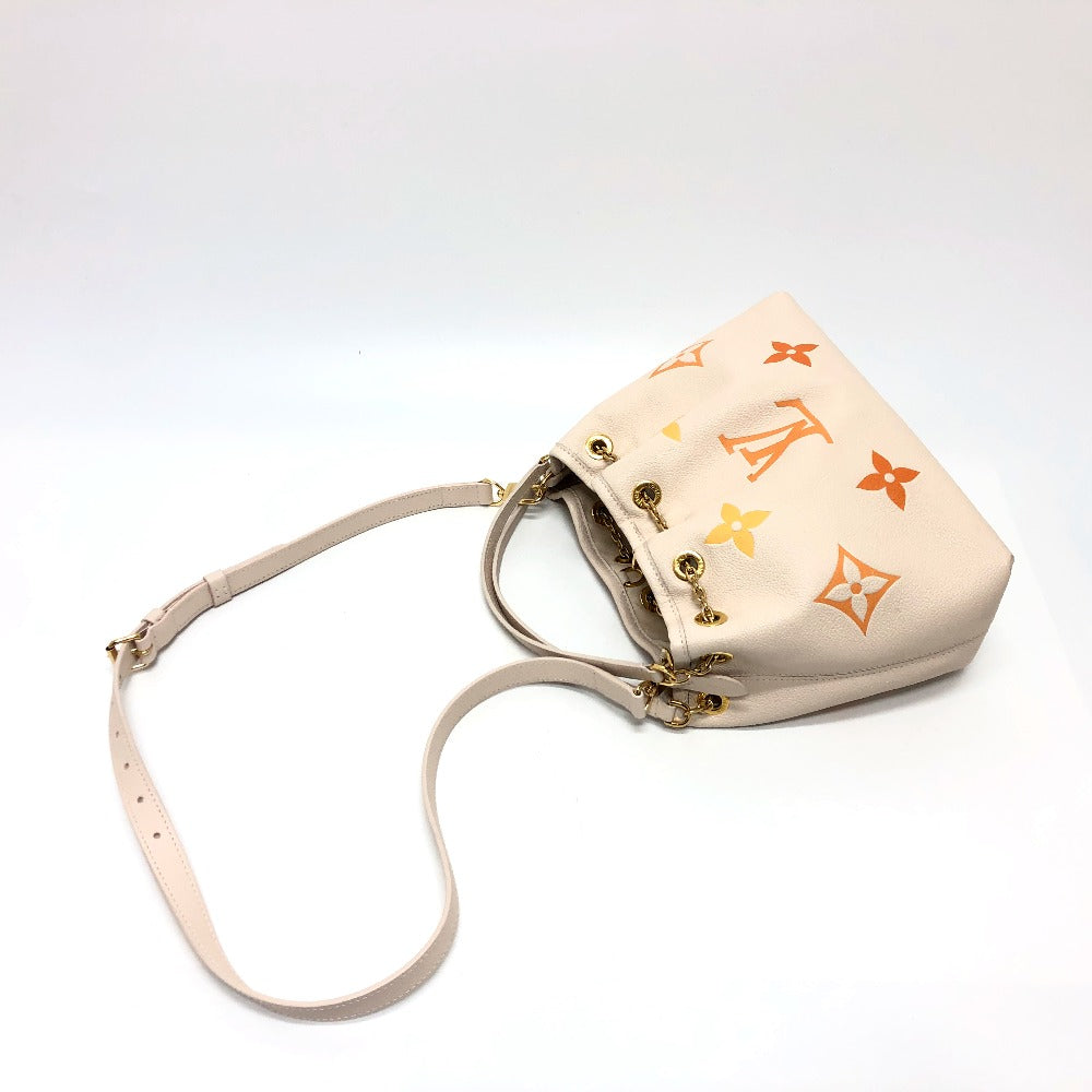 LOUIS VUITTON M46545 Monogram Empreinte Summer Bundle 2-Way Bag, Handbag, Monogram Empreinte Leather, Women's, Beige