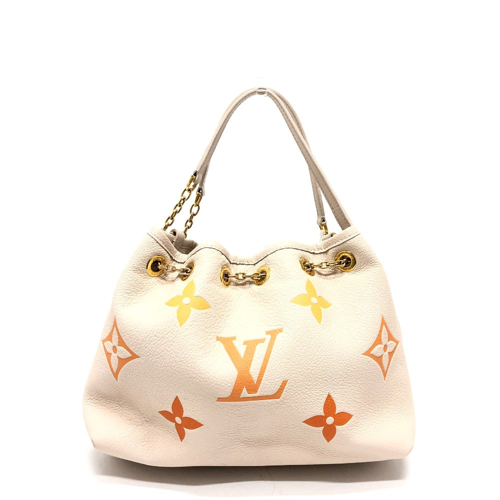LOUIS VUITTON M46545 Monogram Empreinte Summer Bundle 2-Way Bag, Handbag, Monogram Empreinte Leather, Women's, Beige