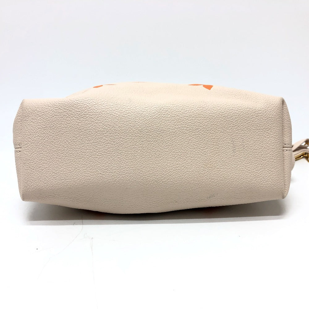 LOUIS VUITTON M46545 Monogram Empreinte Summer Bundle 2-Way Bag, Handbag, Monogram Empreinte Leather, Women's, Beige