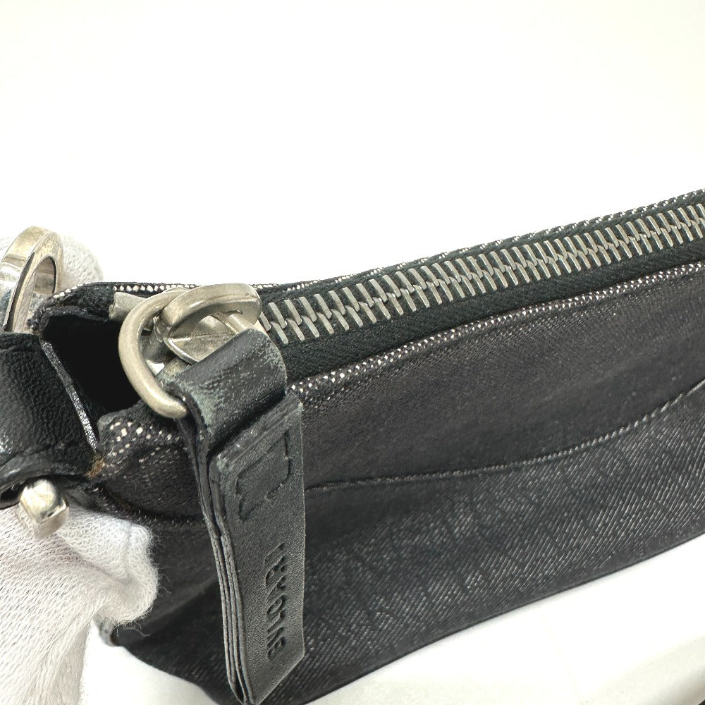 BVLGARI ロゴマニア カバン ハンドバッグ キャンバス/レザー レディース ネイビー系 - brandshop-reference