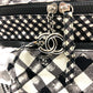 CHANEL チェック ココマーク クーラーバッグ 保冷バッグ カバン ショルダーバッグ キャンバス レディース ホワイト - brandshop-reference