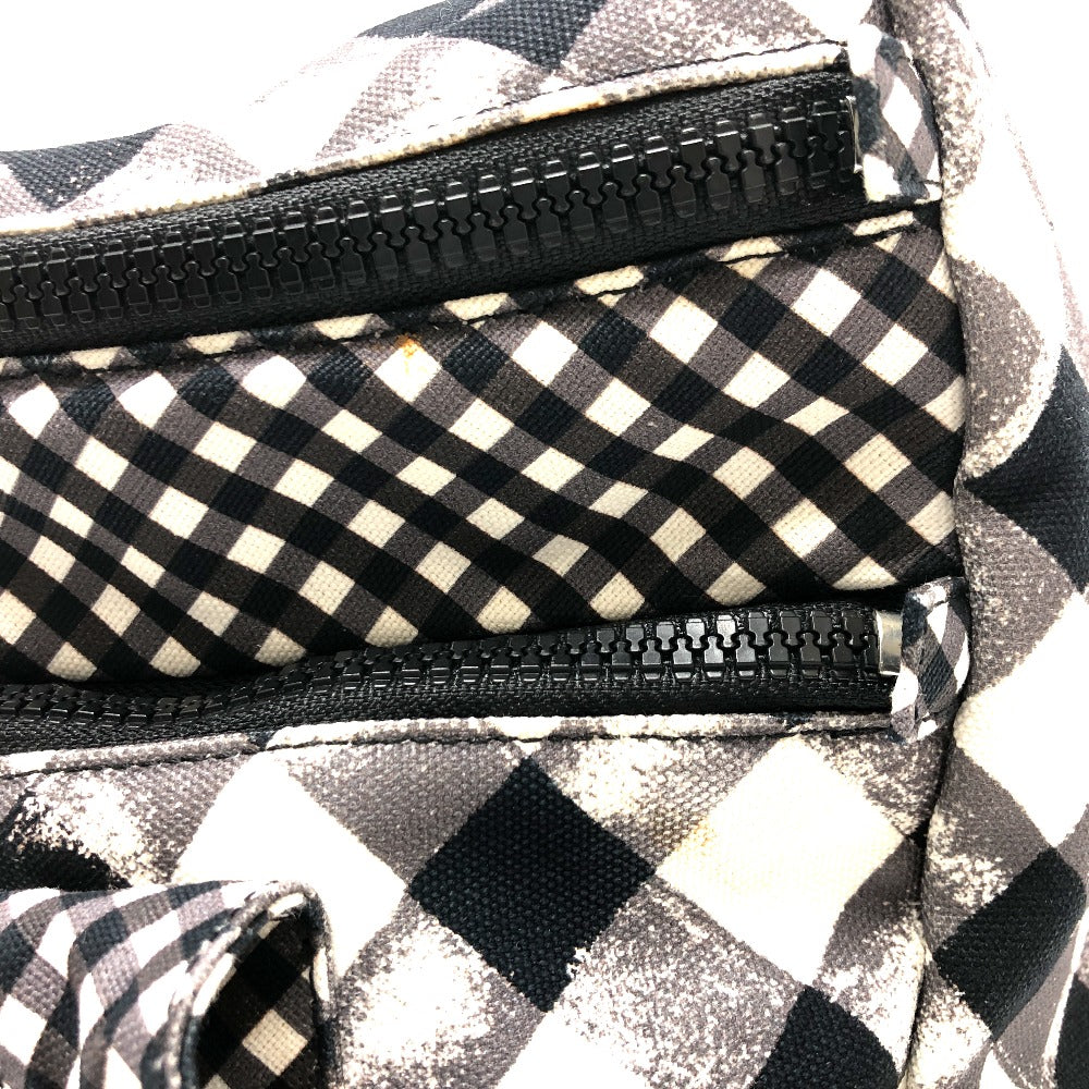 CHANEL チェック ココマーク クーラーバッグ 保冷バッグ カバン ショルダーバッグ キャンバス レディース ホワイト - brandshop-reference