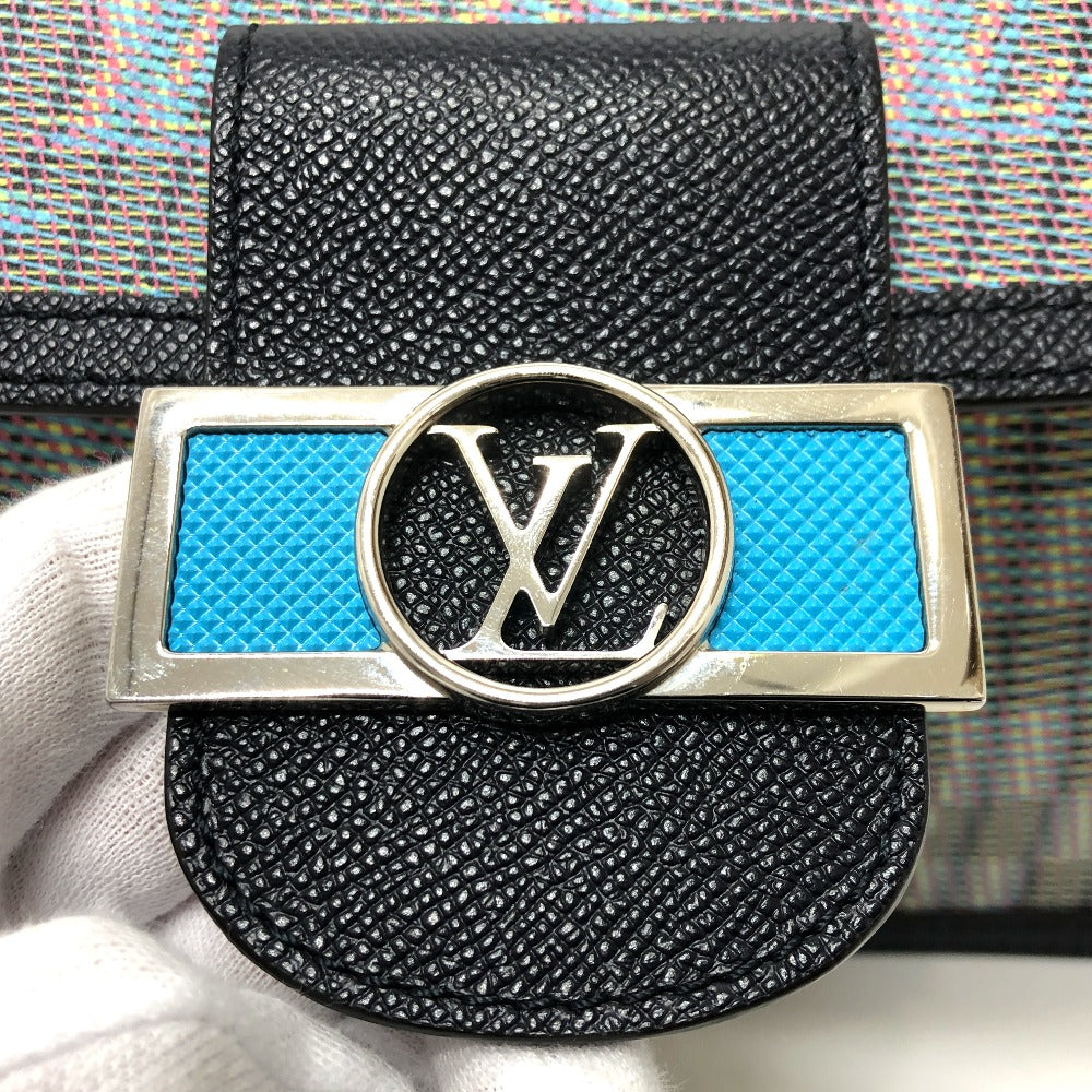 LOUIS VUITTON M55454 LVポップ ドーフィーヌ MINI 斜め掛けバッグ カバン ショルダーバッグ レザー レディース ブルー - brandshop-reference