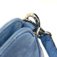 BVLGARI Tote Bag, Shoulder Bag, Décolleté 2-Way Handbag, Suede, Women's, Blue