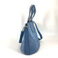 BVLGARI Tote Bag, Shoulder Bag, Décolleté 2-Way Handbag, Suede, Women's, Blue