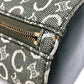 CELINE C Macadam Vanity Bag, Canvas, Unisex, Khaki