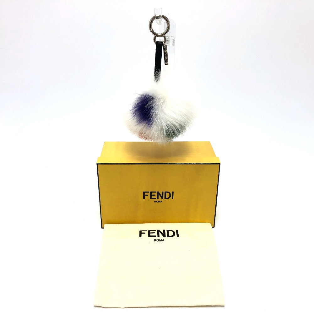 FENDI ボンボンチャーム キーホルダー アクセサリー 小物 バッグチャーム ファー レディース