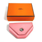 HERMES 財布 ルヴァンキャトル 小銭入れ コインケース ヴォーエプソン レディース ローズコンフェッティ ピンク