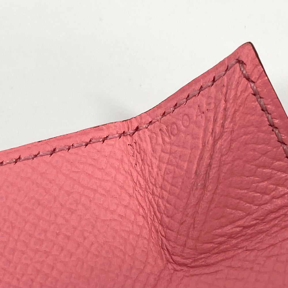 HERMES 財布 ルヴァンキャトル 小銭入れ コインケース ヴォーエプソン レディース ローズコンフェッティ ピンク